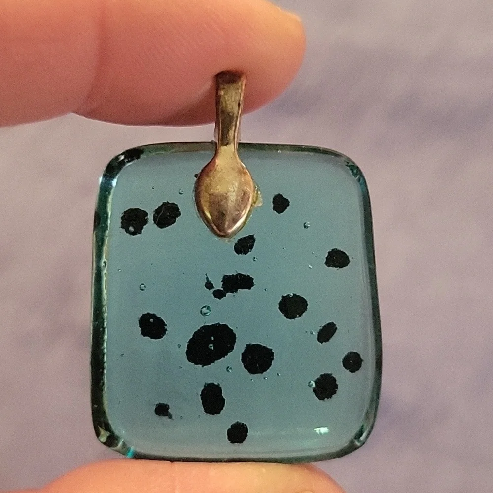 Handcrafted Blown Glass Pendant